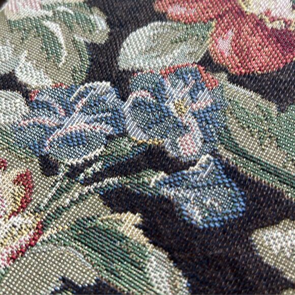 3 yards New Kovi Onyx Botanical Floral 
Jacquard Tapestry Fabric Upholstery - Picture 7 of 9